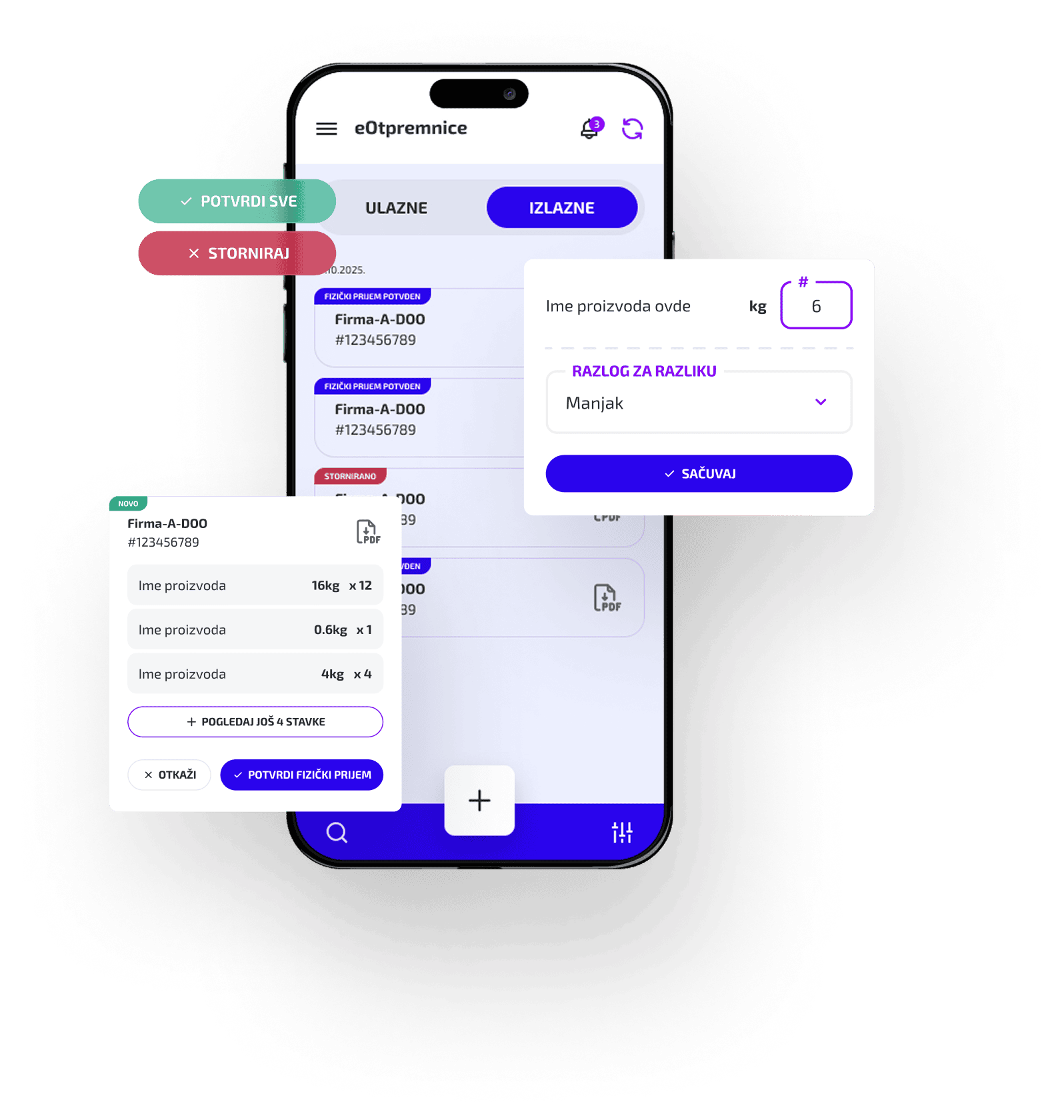 Aplikacija za eotpremnice